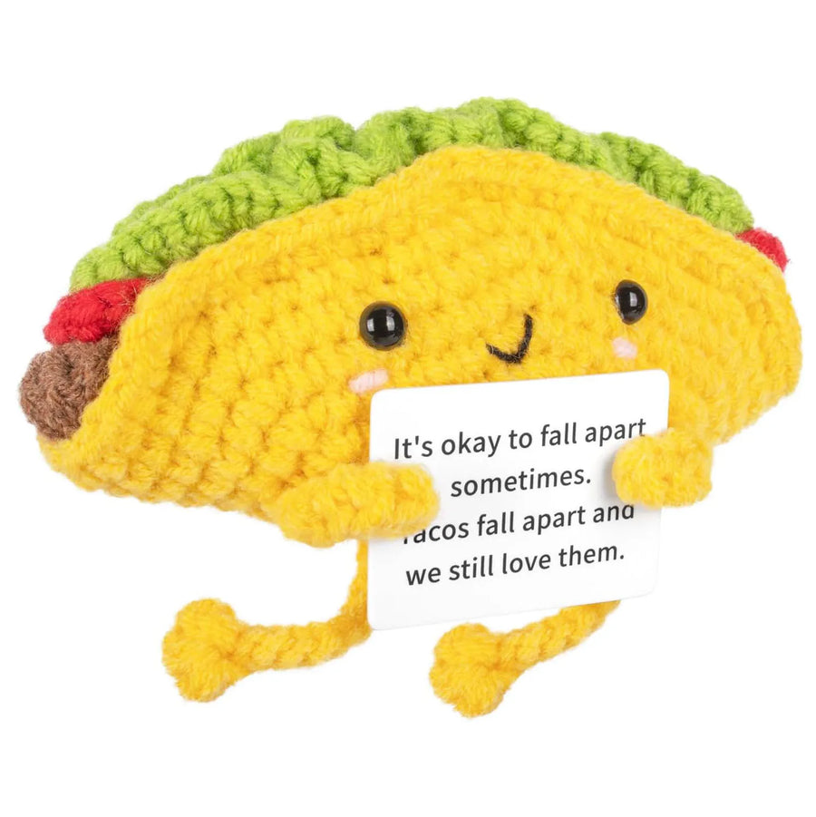 The Taco Therapist โ Emotional Support Crochet Taco