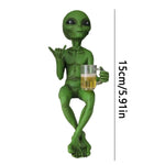 The Alien Party Guest – Drinking Alien Statue